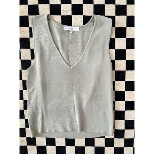 Gray Sage sleeveless knit Tanktop